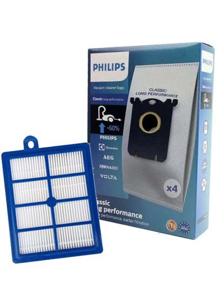 FC8432 Uyumlu Elektrikli Süpürge Toz Torbası + Hepa Filtre