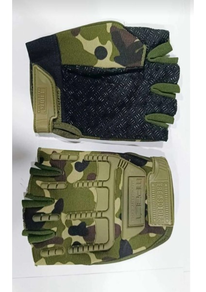 Free Solider Mechanix Wear Yarım Tactical Eldiven Kamuflaj