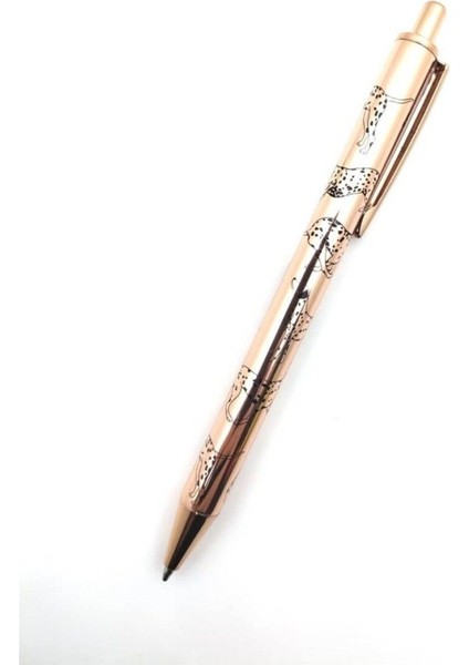 Metal Rose Gold Dalmaçya Desenli Gövde 1.0 Tükenmez Kalem fiyatları