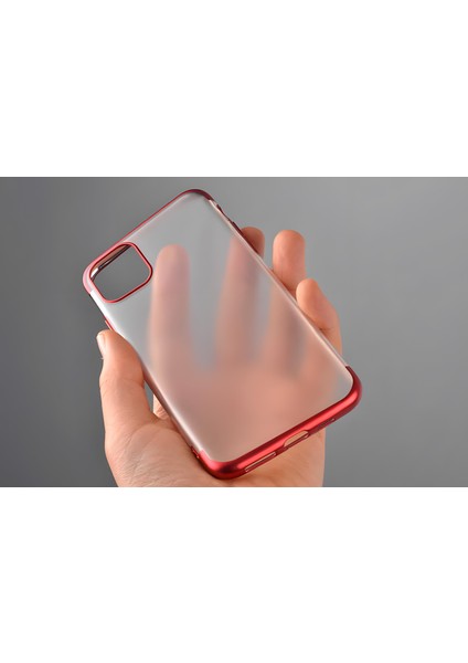 Apple iPhone 11 Pro Kılıf Mat Dört Köşeli Lazer Silikon Kılıf fiyatları