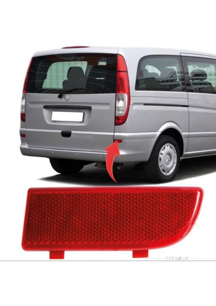 A6398260540 Reflektor Arka Tampon Sag Vıto W639 04>13