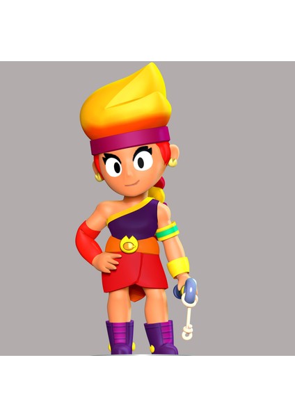 Brawl Stars Amber Karakter Figürü 20CM