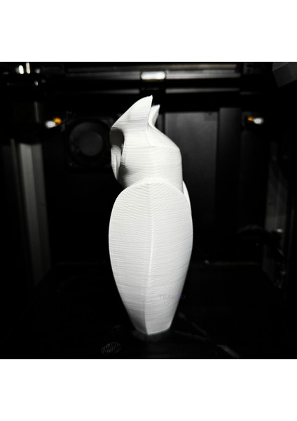 Beyaz Yılbaşı Dekoratif Baykuş Biblo - 3D Baskı Modern Obje fırsatları