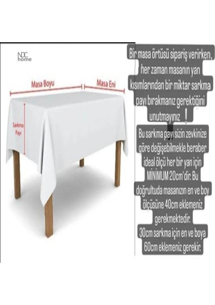 Premium Keten Beyaz Fırfırlı Masa Örtüsü modelleri