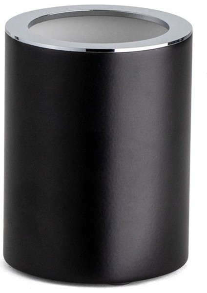 Tezgah Üstü Diş Fırçalığı Siyah-Krom Renk 102X80X80 mm