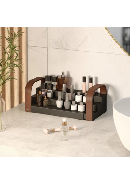 Bellwood Üç Katlı Baharat Rafı Siyah/ceviz Renk fiyatları
