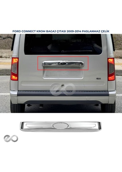 Ford Connect Krom Bagaj Çıtası 2009-2014 Çelik