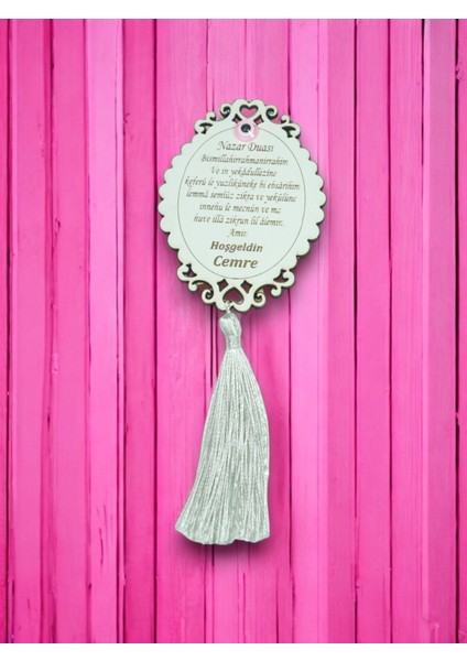 25 Adet Ahşap Hediyelik Nazar Dualı Magnet Söz, Nişan, Kına, Nikah, Bebek Doğum, Mevlit fırsatları