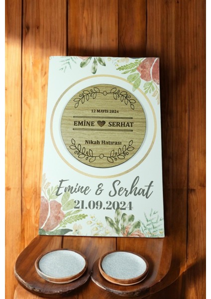 20 Adet Ahşap Magnet Oval Söz, Nişan, Kına, Nikah, Bebek Doğum Sunum Kartı ile fiyatları