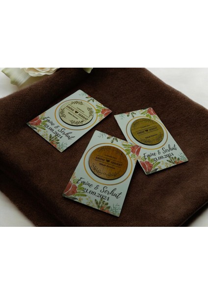 20 Adet Ahşap Magnet Oval Söz, Nişan, Kına, Nikah, Bebek Doğum Sunum Kartı ile fırsatları