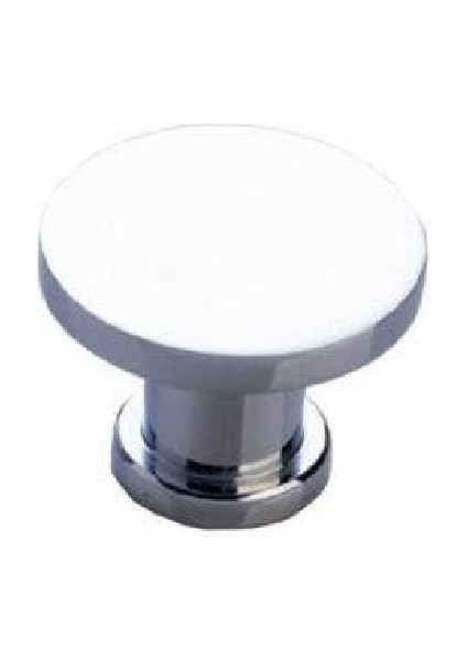 Modern Kulp 38 mm Krom Renk Tek Delikli