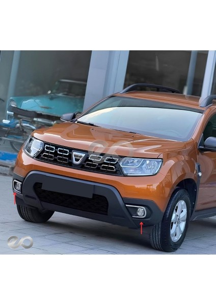 Dacia Duster Krom Sis Farı Çerçevesi 2 Prç. 2018 Model Ve Üzeri Paslanmaz çelik