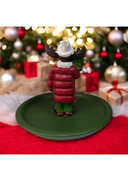 Yılbaşı Noel Geyiği Çerezlik - Kahvaltı - Kahve - Meyve Sunum Tabağı fiyatları