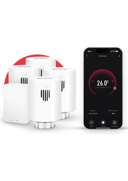 Evana Akıllı Termostatik Radyatör Vanası Tekli Vana( Gateway Dahil) fiyatları