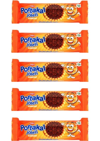 Portakal Jöleli Bisküvi* 5 Adet