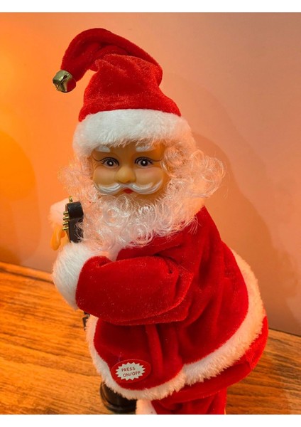 Tekno Trust 27 cm Dans Eden Noel Baba, Müzikli, Hareketli Noel Baba, Yılbaşı Oyuncak, Twerk Yapan