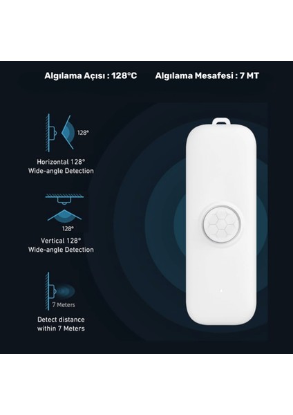 Wifi Hareket Sensörü ( Tuya Smart Life Uyumlu )