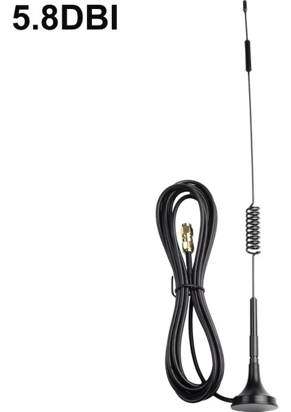 4g/lte 5dbi Yaylı Modem Router Wifi Adaptör Anteni (3 Metre Kablo - 30 cm Uzunluk)