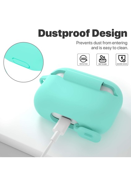 Apple Airpodss 4. Nesil Uyumlu Kılıf Şarj Soket Koruma Tıpalı Yumuşak Silikon Kılıf
