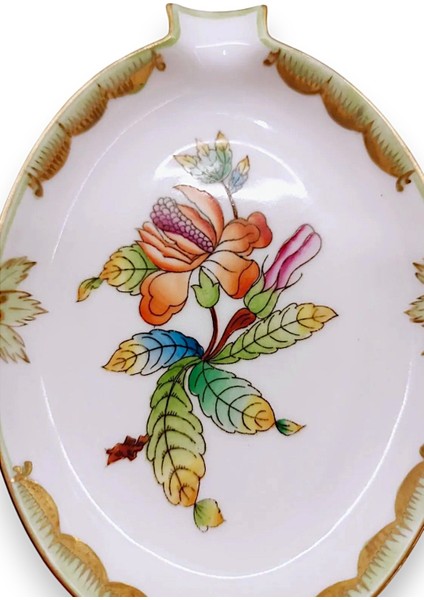 Macaristan Herend Flower Serisi Küçük Kül Tablası