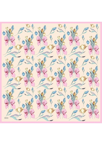 %100 Twill İpek Eşarp 4037D 82
