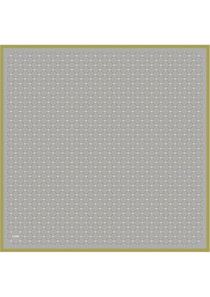 % 100 Twill Ipek Eşarp 4006-50 Gri