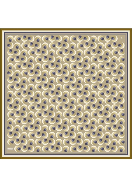 2024-2025 Sonbahar-Kış Sezonu % 100 Twill Ipek Eşarp 9219D 06