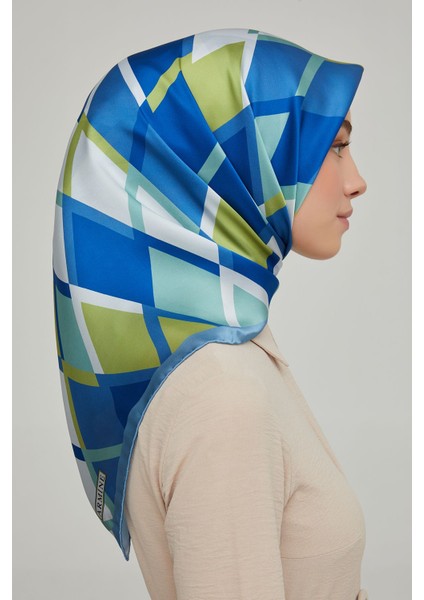 Nostalji Serisi %100 Twill Ipek Eşarp 8664D 02