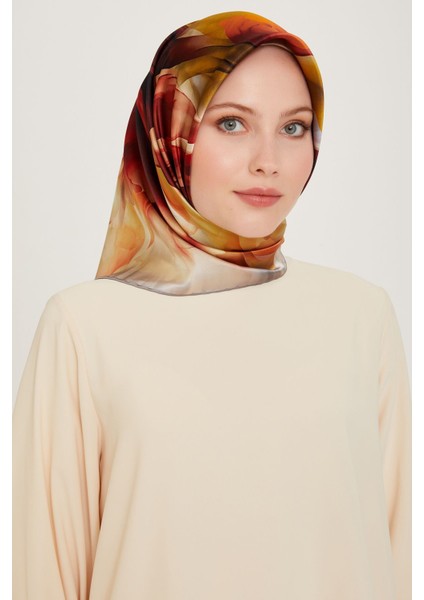 2025 Kış Sezonu %100 Twill İpek Eşarp 9244D 35