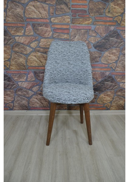 Retro Sandalye Kılıfı Kırçılı Gri modelleri