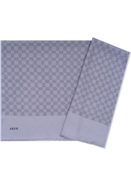 Elegance Monogram Şal 971 Gri