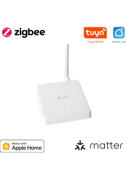 M6 Tuya Uyumlu Zigbee Matter Gateway ( Homekit Destekli Zigbee Hub )