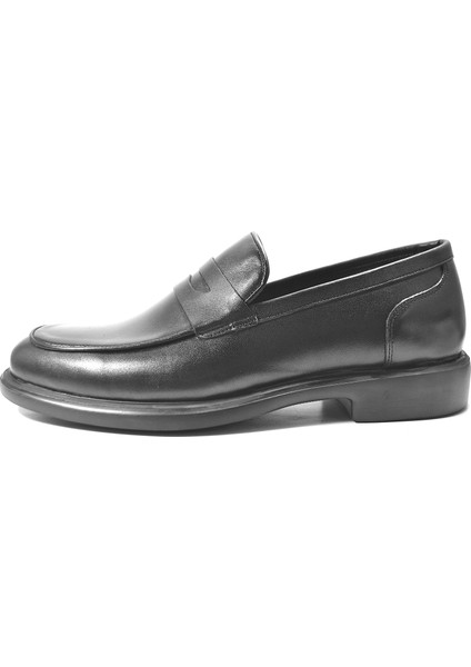 MN.1095 Siyah Loafer Klasik Erkek Ayakkabı