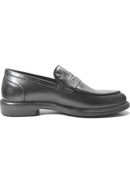 MN.1095 Siyah Loafer Klasik Erkek Ayakkabı