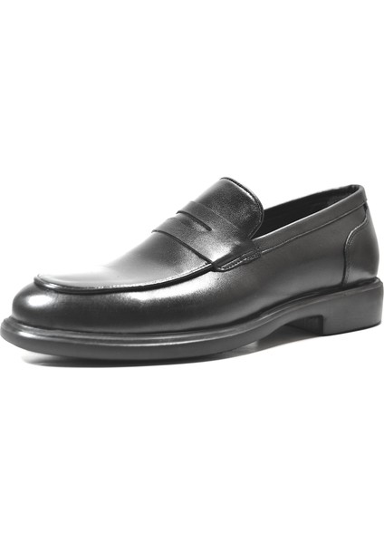 MN.1095 Siyah Loafer Klasik Erkek Ayakkabı