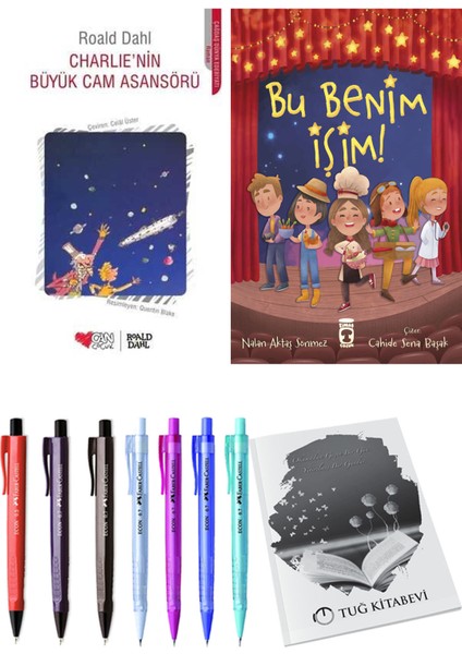 Bu Benim Işim! ve Charlie'nin Büyük Cam Asansörü 2'li Set - Kalem