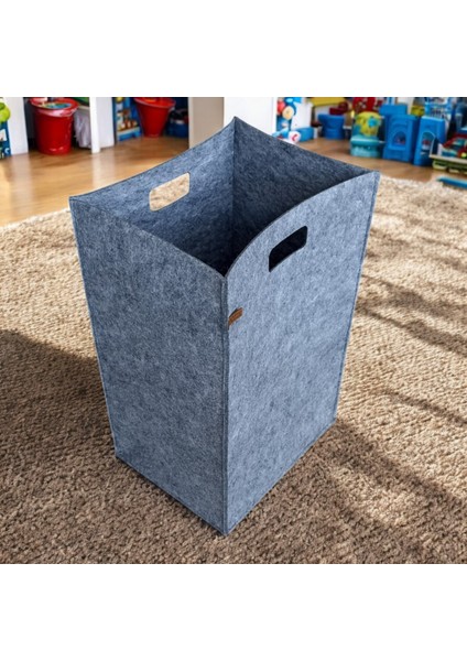 Çamaşır Sepeti Oyuncak Sepeti Organizer 3mm Keçe 60X36X36 cm modelleri