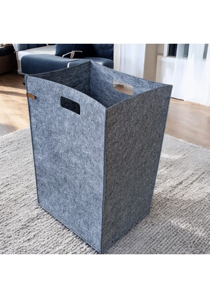 Çamaşır Sepeti Oyuncak Sepeti Organizer 3mm Keçe 60X36X36 cm fırsatları