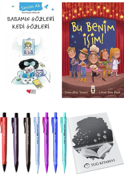Bu Benim Işim! ve Babamın Gözleri Kedi Gözleri 2'li Set - Kalem