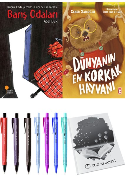 Dünyanın En Korkak Hayvanı ve Barış Odaları 2'li Set - Kalem