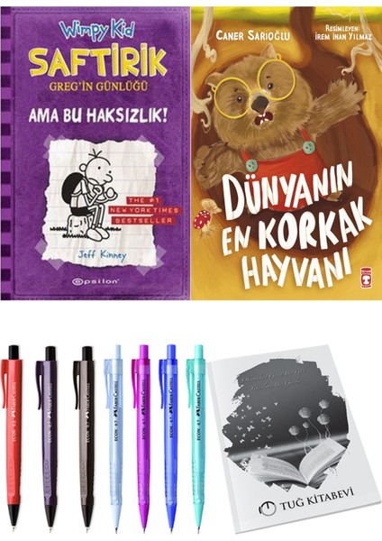 Dünyanın En Korkak Hayvanı ve Saftirik 5 Ama Bu Haksızlık! 2'li Set - Kalem