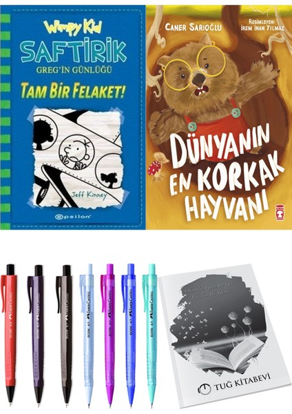 Dünyanın En Korkak Hayvanı ve Saftirik 12 Tam Bir Felaket! 2'li Set - Kalem