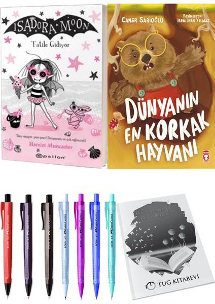 Dünyanın En Korkak Hayvanı ve Isadora Moon 11 Tatile Gidiyor 2'li Set - Kalem