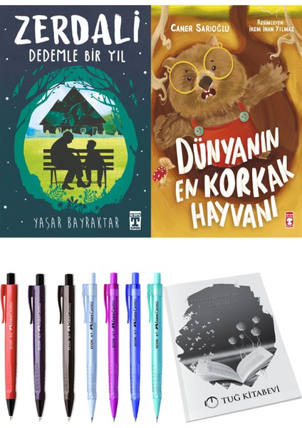 Dünyanın En Korkak Hayvanı ve Zerdali Dedemle Bir Yıl 2'li Set - Kalem