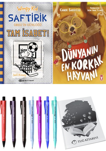 Dünyanın En Korkak Hayvanı ve Saftirik 16 Tam İsabet! 2'li Set - Kalem