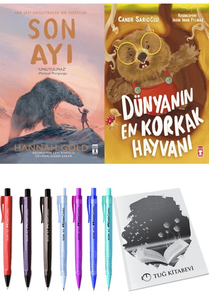 Dünyanın En Korkak Hayvanı ve Son Ayı 2'li Set - Kalem
