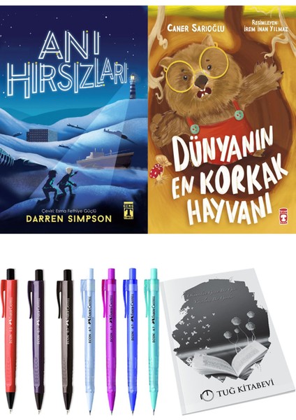 Dünyanın En Korkak Hayvanı ve Anı Hırsızları 2'li Set - Kalem
