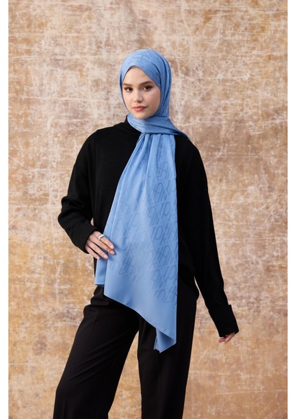 Fall Winter Ipeksi Jakar Şal Leylak 9020-19