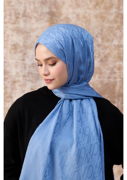 Fall Winter Ipeksi Jakar Şal Leylak 9020-19
