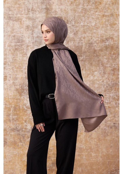 Fall Winter Ipeksi Jakar Şal Leylak 9020-19 modelleri